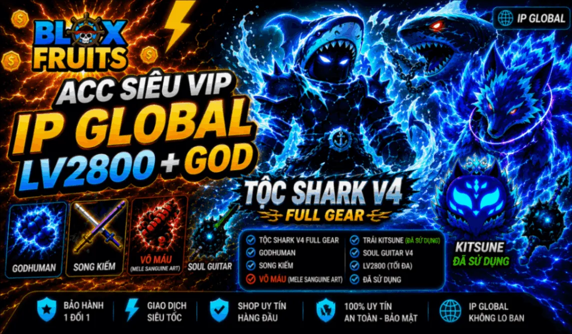 Shark V4, Mele Sanguine ART, Godhuman, Soulguitar
